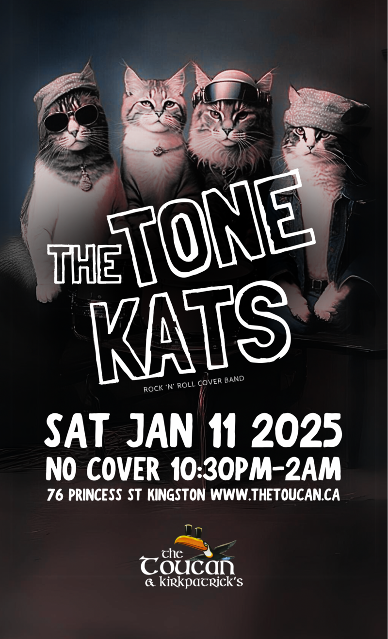 ToneKats @ The Toucan Jan 11 2025 - May 7th @ The Toucan