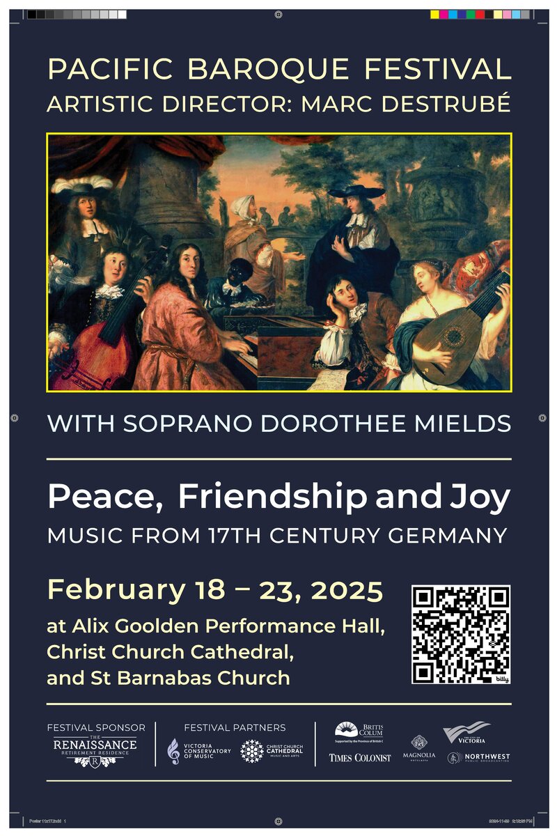 Pacific Baroque Festival 2025: Peace, Friendship and Joy &ndash; Joy - May 6th @ Alix Goolden Performance Hall