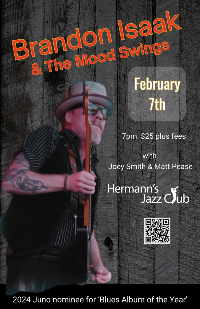 Brandon Isaak & The Mood Swings - May 7th @ Hermann's Jazz Club