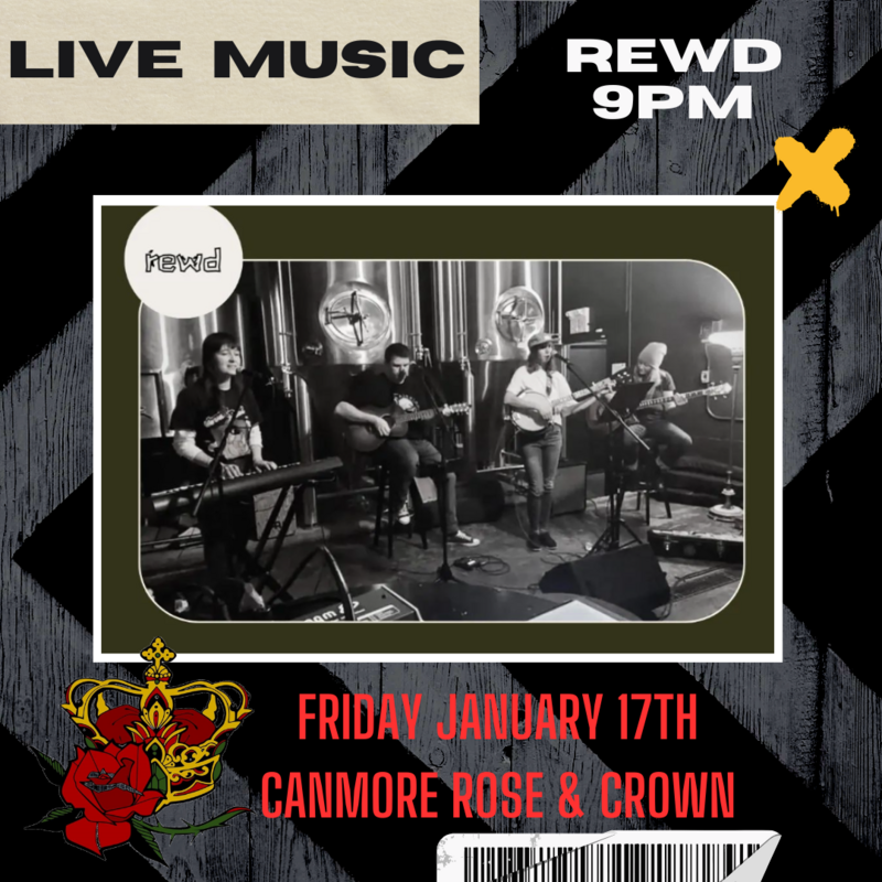 Rewd Live at The Canmore Rose & Crown @ Canmore Rose and Crown - Jan 17, 2025