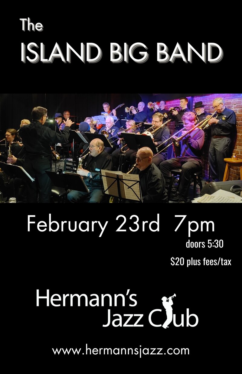 The Island Big Band - May 7th @ Hermann's Jazz Club