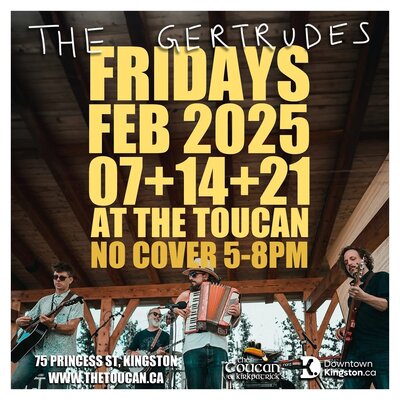 The Gertrudes @ The Toucan Feb 21 2025 - May 6th @ The Toucan