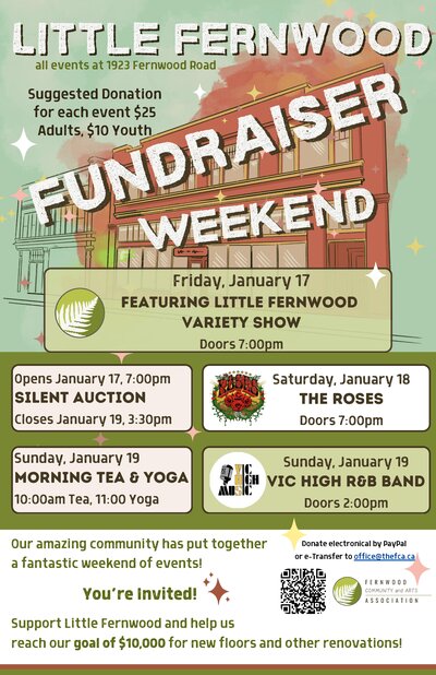 Little Fernwood Fundraiser Weekend - May 13th @ Paul Phillips Hall (Little Fernwood)