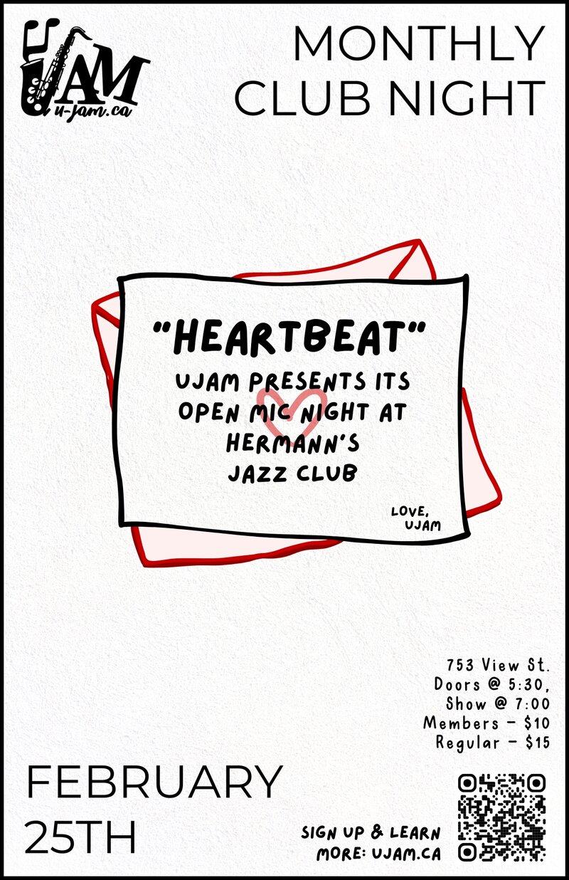 UJAM Club Night | Heartbeat - May 12th @ Hermann's Jazz Club