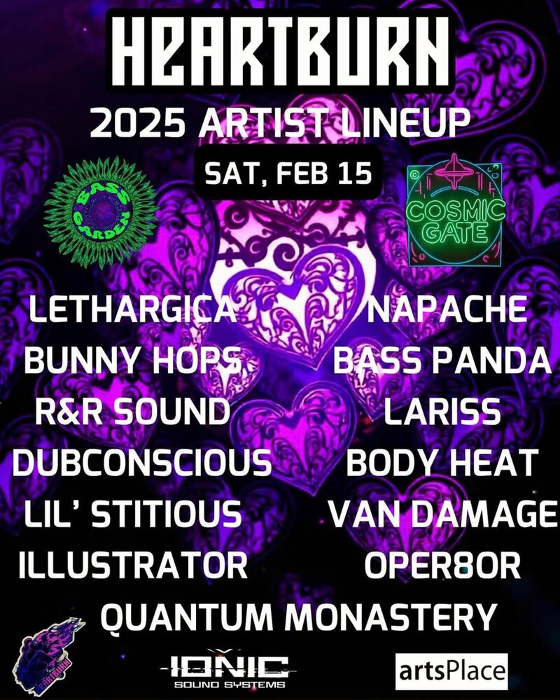 heARTburn 2025! - May 25th @ artsPlace