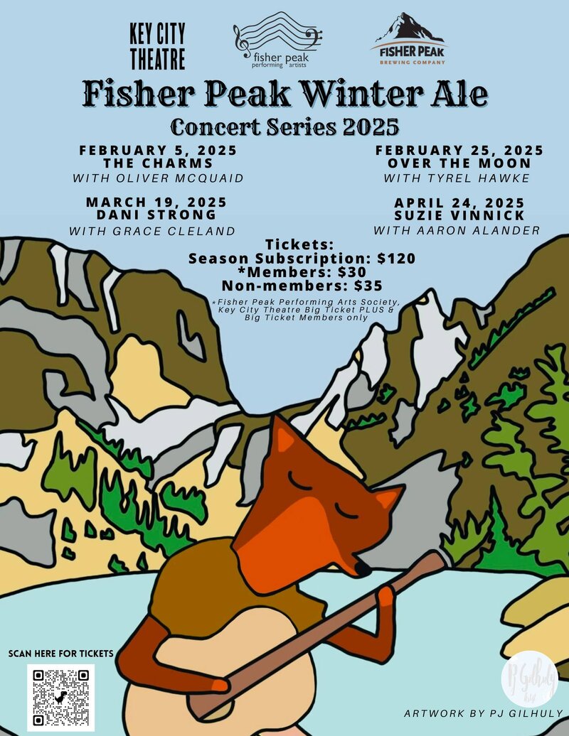 Fisher Peak Winter Ale Concert Series 2025: Dani Strong with Grace Cleland - May 12th @ Key City Theatre