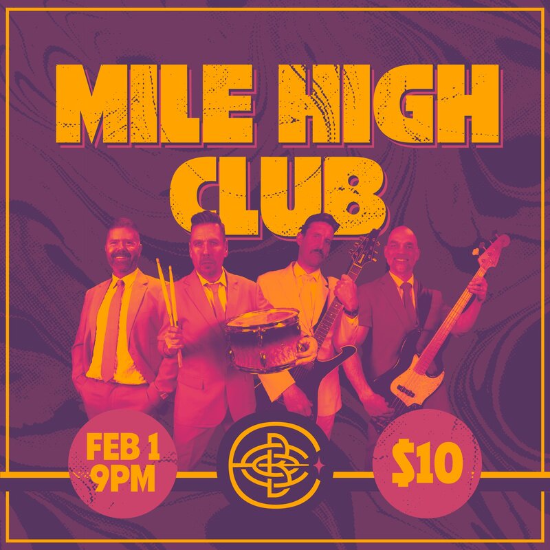 Mile High Club Live at Encore Brewing - May 7th @ Encore Brewing