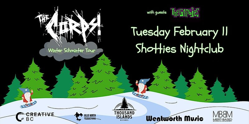 The Corps: Winter Schminter Tour - May 6th @ Shotties Nightclub