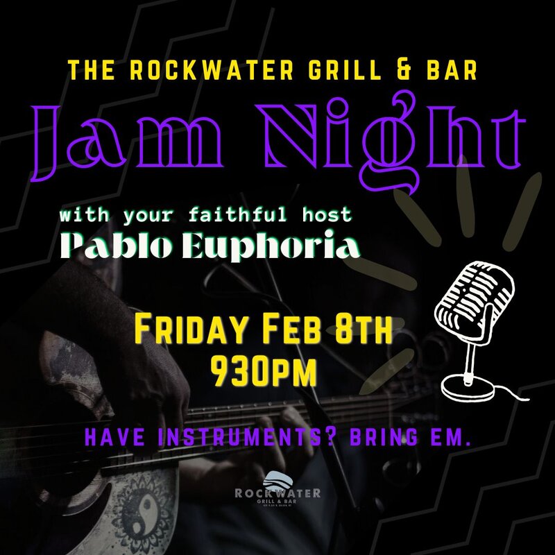 Jam Night at the Rockwater! - Jun 7th @ Rockwater Grill & Bar