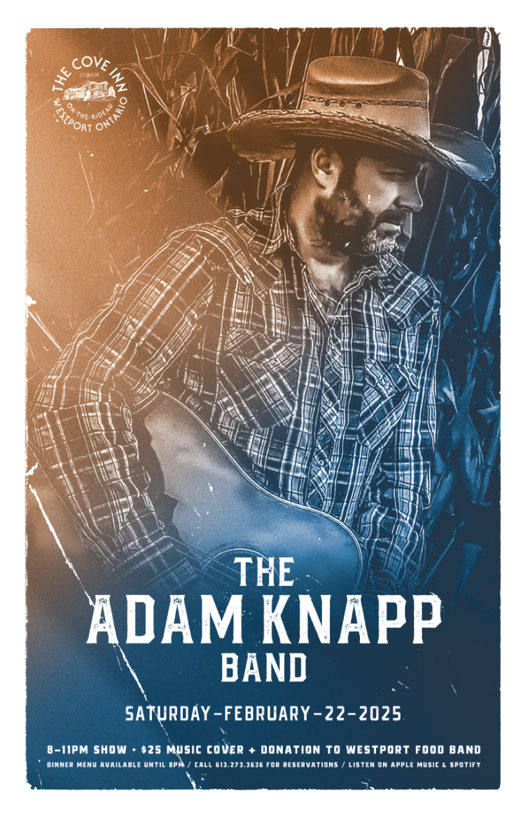 Winter Hoedown with Adam Knapp Band - May 9th @ The Cove Inn