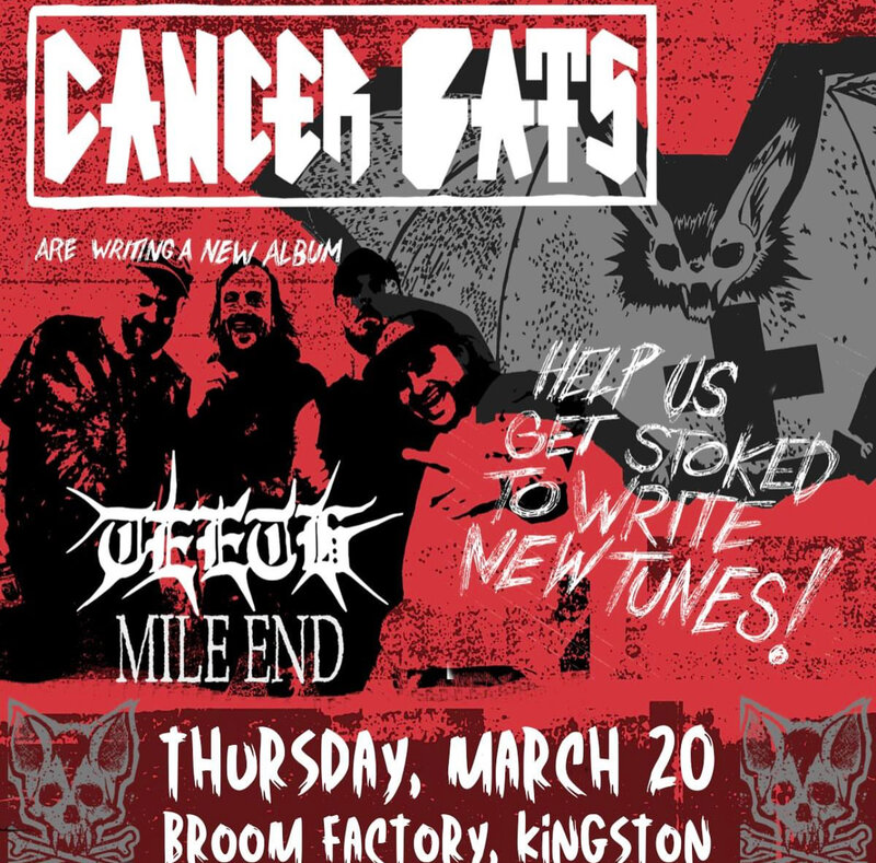 Cancer Bats, Teeth, Mile End @ Broom Factory Mar 20 2025 - May 6th @ Broom Factory