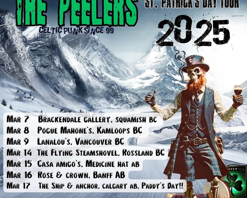 The Peelers St. Patrick's Day Tour 2025 - May 6th @ The Rose and Crown (Banff)