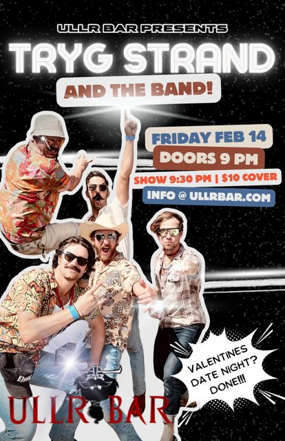 Ullr Bar Presents: Trig Strand and the Band - May 14th @ Ullr Bar