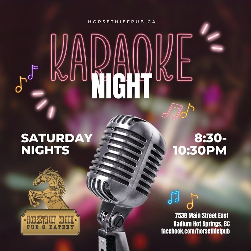 Karaoke Night at Horsethief Creek Pub - May 25th @ Horsethief Creek Pub & Eatery