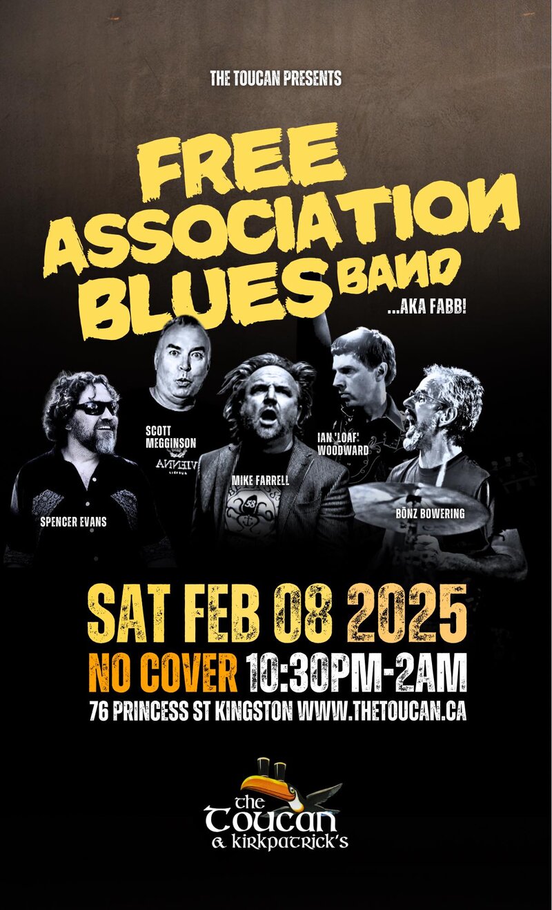 Free Association Blues Band @ The Toucan Feb 8 2025 - May 8th @ The Toucan