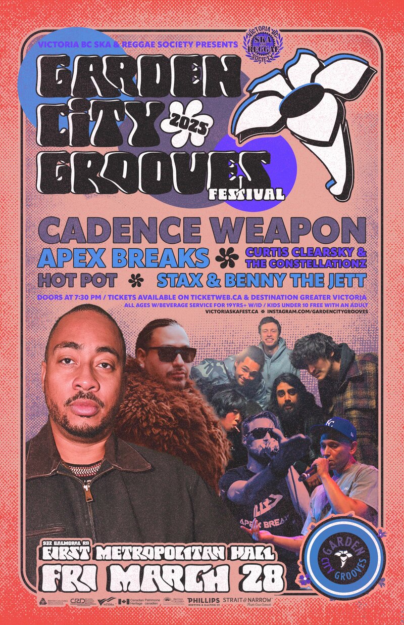 Garden City Grooves Festival Night 1 - Cadence Weapon, Apex Breaks, Curtis Clearsky & the Constellationz, Hot Pot, Stax & Benny the Jett - May 6th @ First Metropolitan United Fellowship Hall