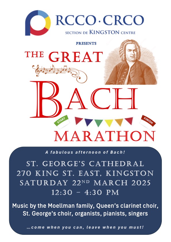Great Bach Marathon @ St. George’s Cathedral - Mar 22, 2025