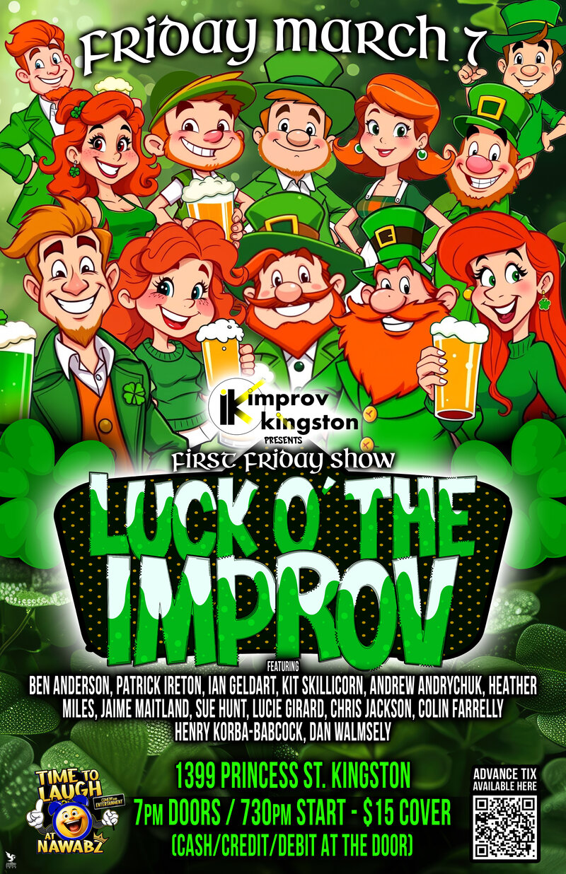 First Friday Show Luck O' the Improv - May 9th @ Nawabz Indian Sports Bar & Restaurant