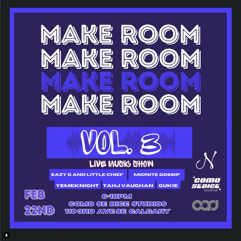 Make Room Vol. 3 @ Como Se Dice Studios - Feb 22, 2025