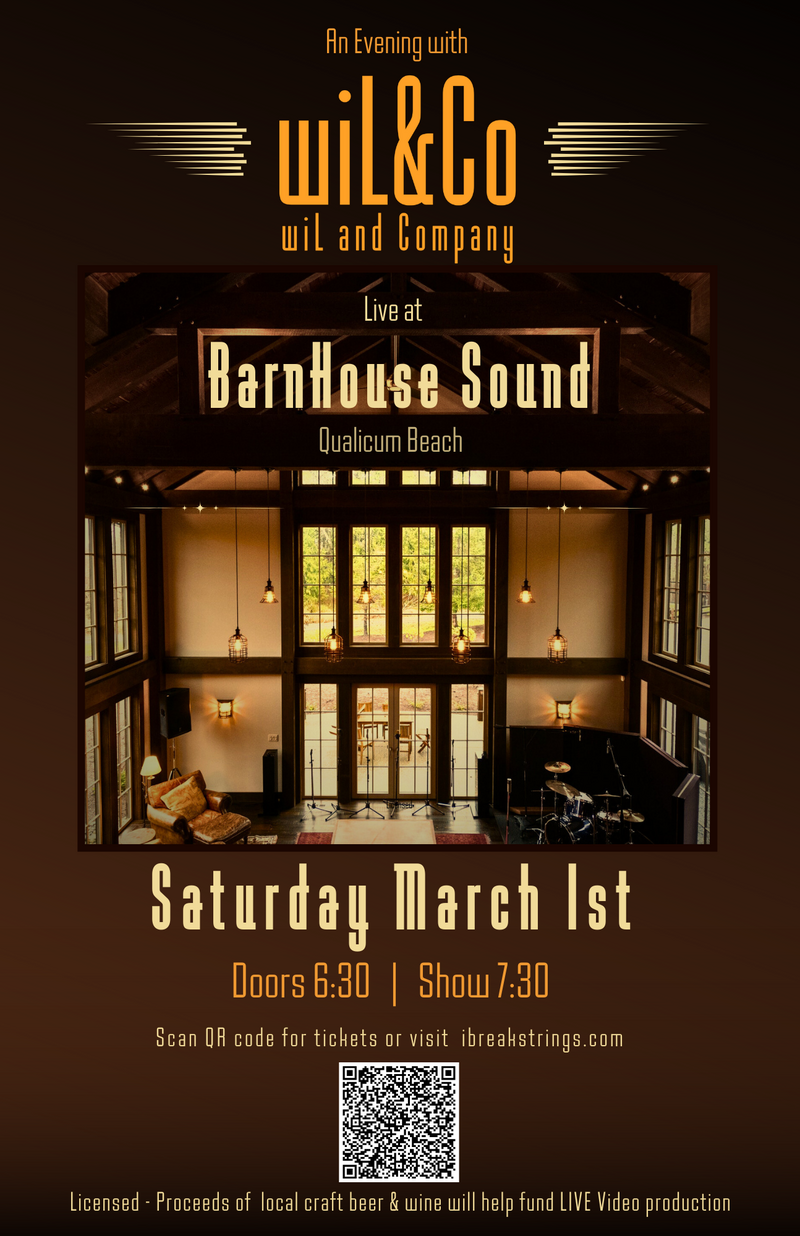 An Evening with wiL and Company @ Qualicum Beach - Mar 01, 2025