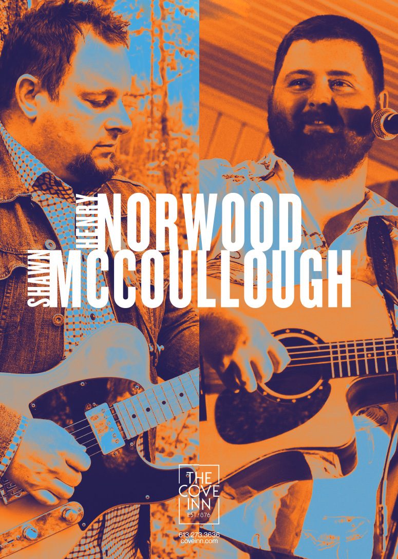 Henry Norwood + Shawn McCullough - May 13th @ The Cove Inn