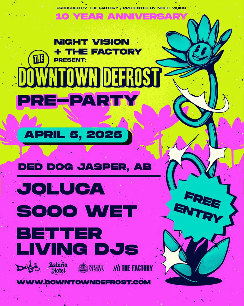 Downtown Defrost Pre-Party - May 16th @ De'd Dog Bar & Grill