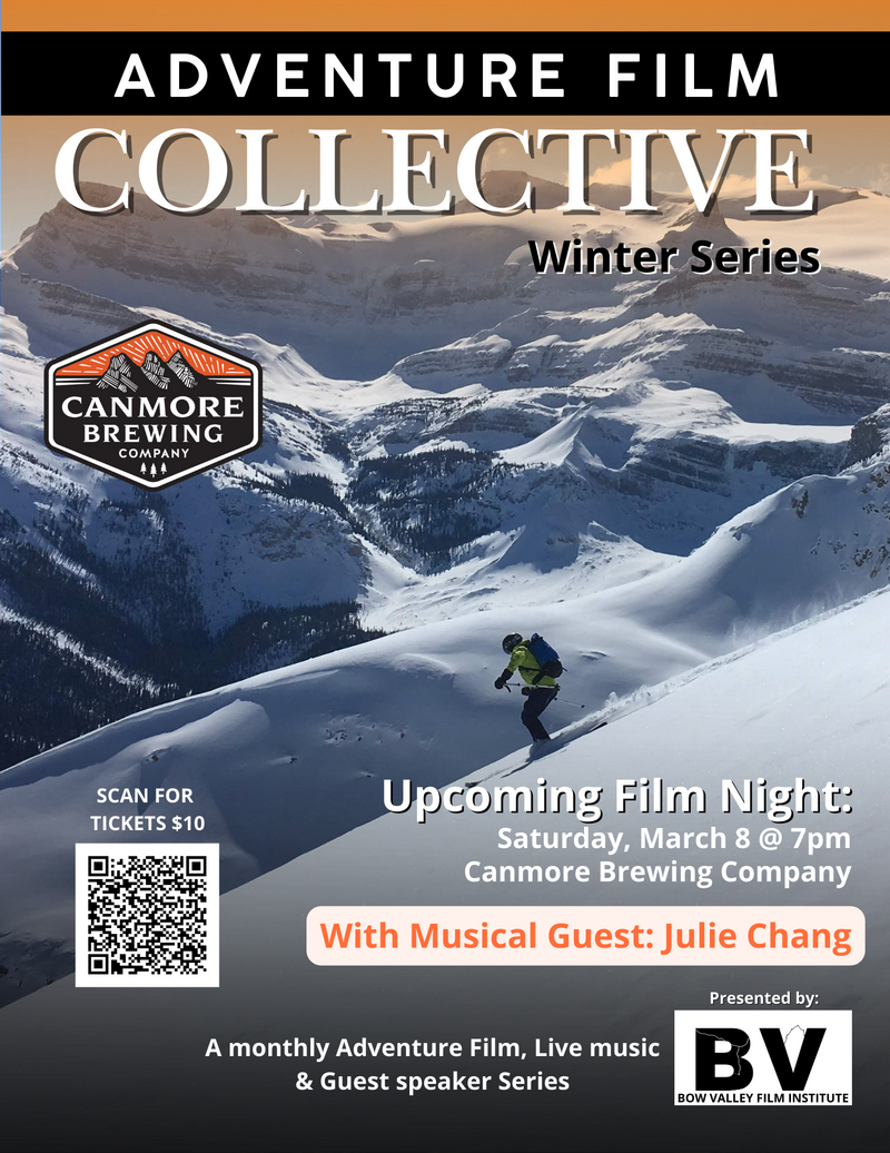 Adventure Film Collective - Winter Series with musical guest - May 6th @ Canmore Brewing Company