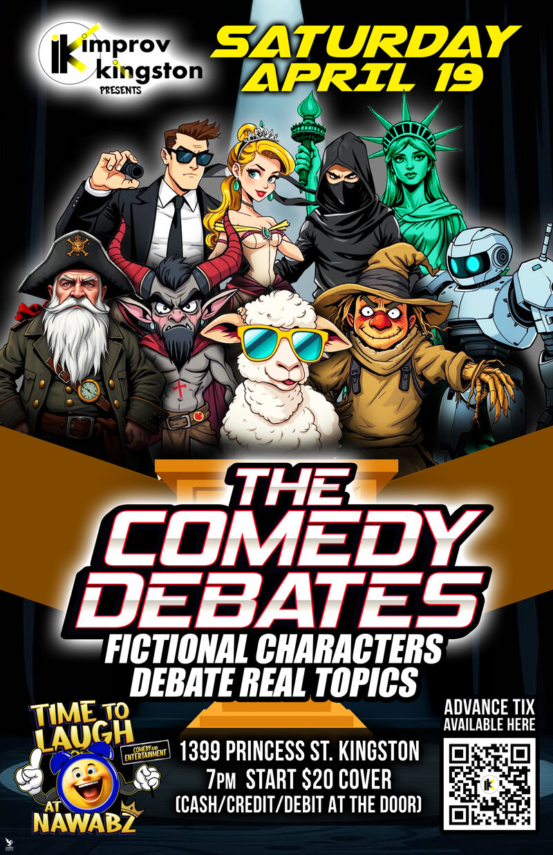 The Comedy Debates @ Nawabz Indian Sports Bar & Restaurant - Apr 19, 2025