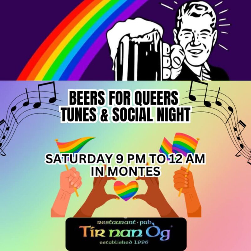 Beers for Queers - Tunes and Social Night - May 4th @ Monte's