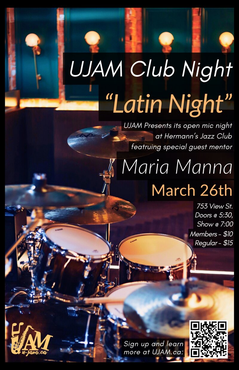 UJAM Club Night - May 8th @ Hermann's Jazz Club