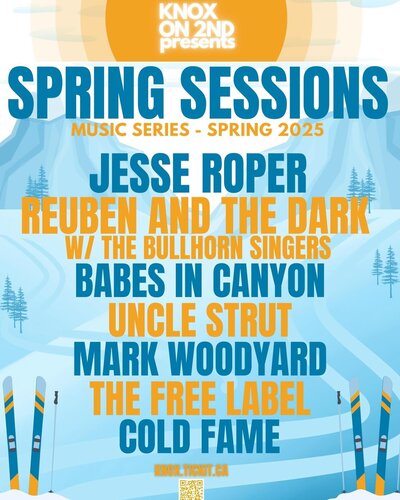 Spring Sessions 2025 Concert Series: Reuben and the Dark w/ The Bullhorn Singers - May 16th @ Knox on 2nd