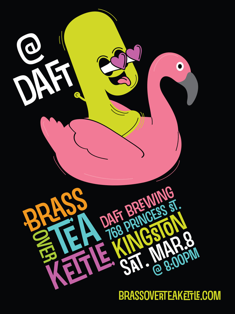 Brass Over Tea Kettle @ Daft Brewing Mar 8 2025 - May 7th @ Daft Brewing