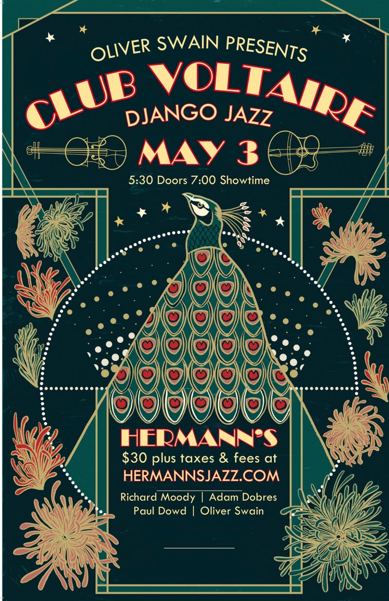 Club Voltaire | Django Jazz - May 7th @ Hermann's Jazz Club
