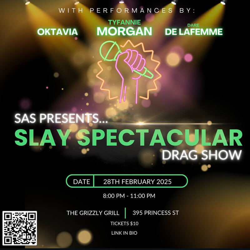 Slay Spectacular: A Drag Night to Support Mental Health - May 6th @ The Grizzly Grill
