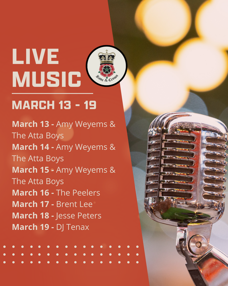 Jesse Peters LIVE at The Rose Banff @ The Rose and Crown (Banff) - Mar 18, 2025