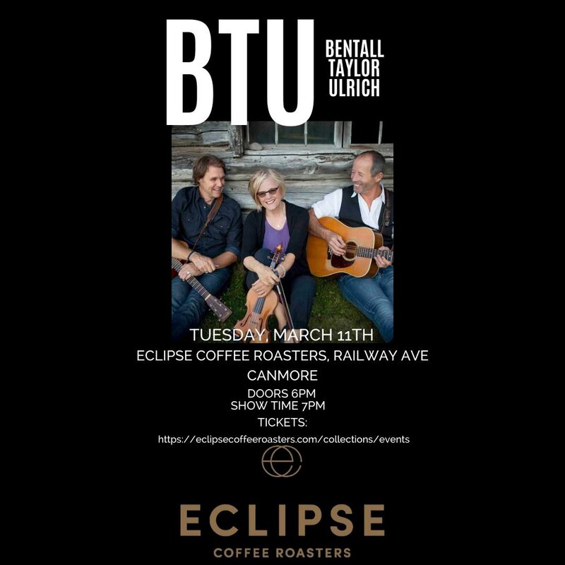 BENTALL TAYLOR ULRICH at Eclipse - May 6th @ Eclipse Coffee Roasters