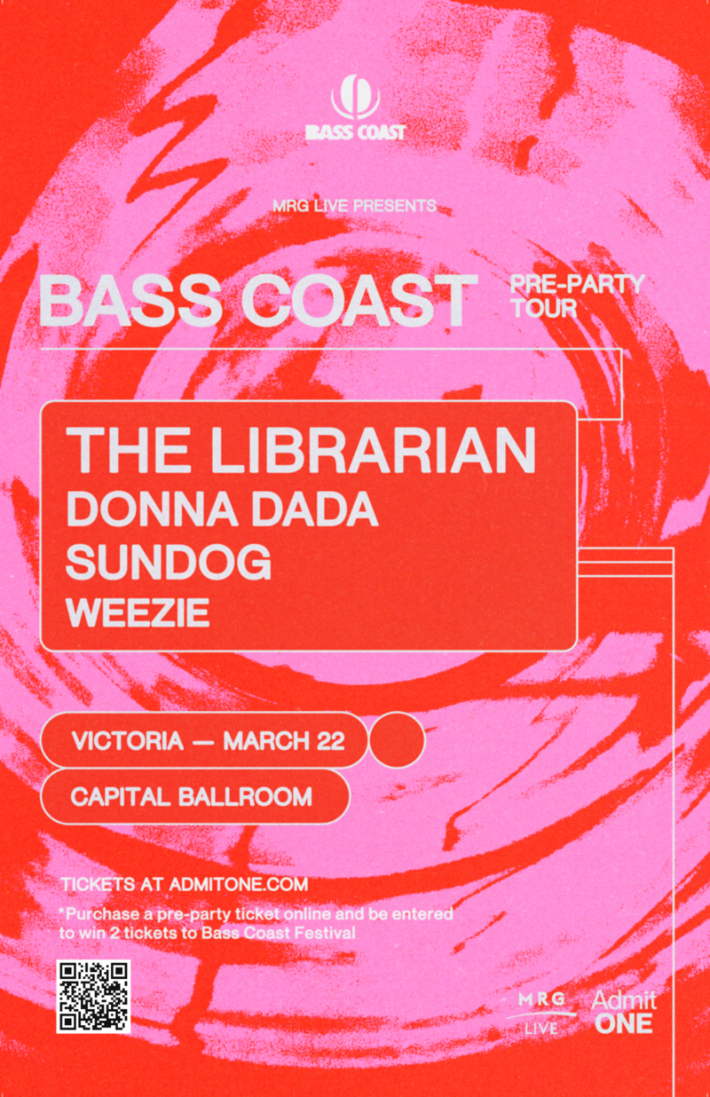 BASS COAST PRE-PARTY: The Librarian @ Capital Ballroom Mar 22 2025 - Jun 3rd @ Capital Ballroom
