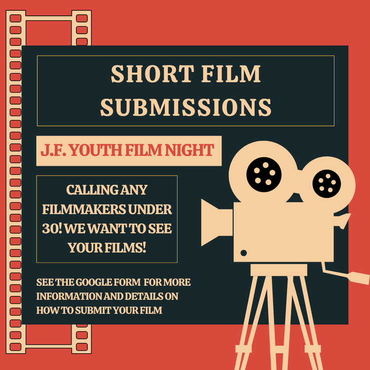 J.F. Youth Film Night - May 6th @ The Screening Room