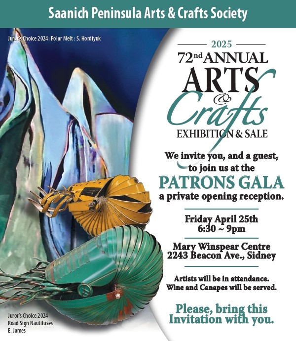 72nd Annual Arts & Crafts Exhibition & Sale - May 6th @ Mary Winspear Centre