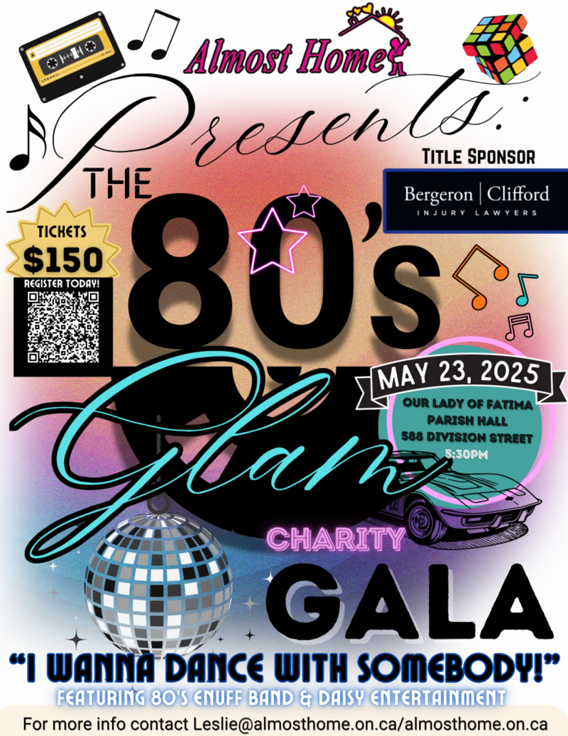 Almost Home 80's Glam Charity Gala @ Our Lady of Fatima Parish - May 23, 2025