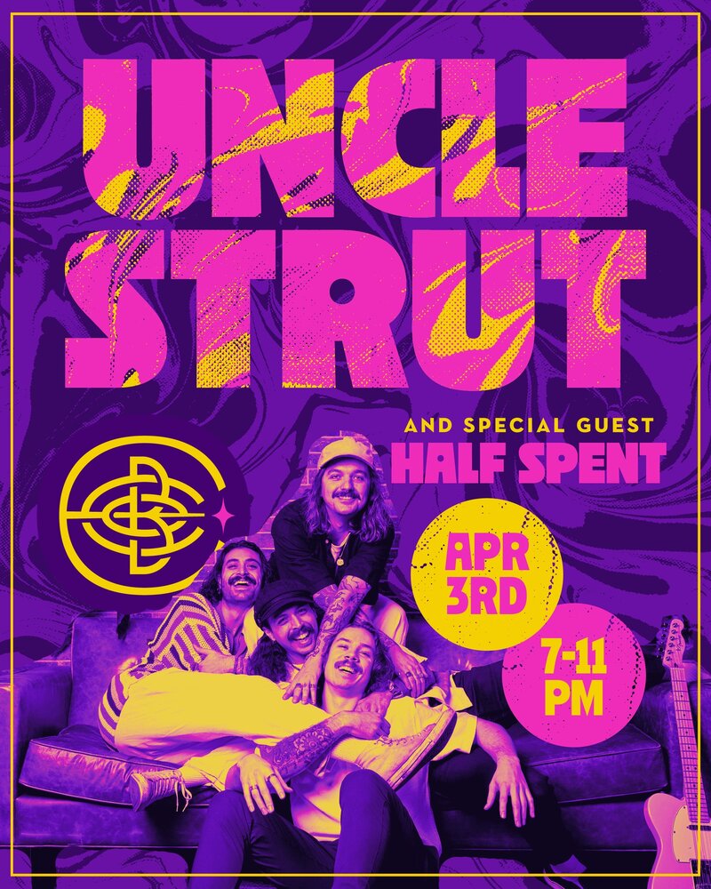 Uncle Strut w/ Half Spent at Encore Brewing Co. - May 6th @ Encore Brewing