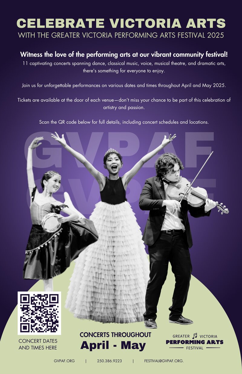 The Greater Victoria Performing Arts Festival - May 6th @ Various Venues