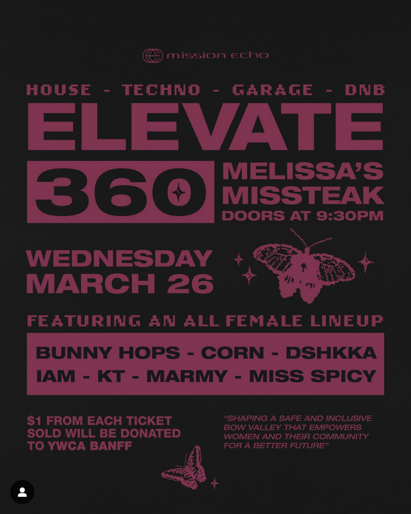 Elevate 360 Banff @ Melissa's Missteak - Mar 26, 2025