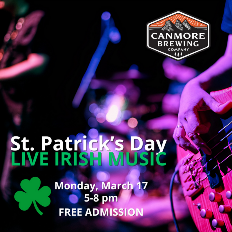Live Irish Music for St. Patrick's Day! @ Canmore Brewing Company - Mar 17, 2025