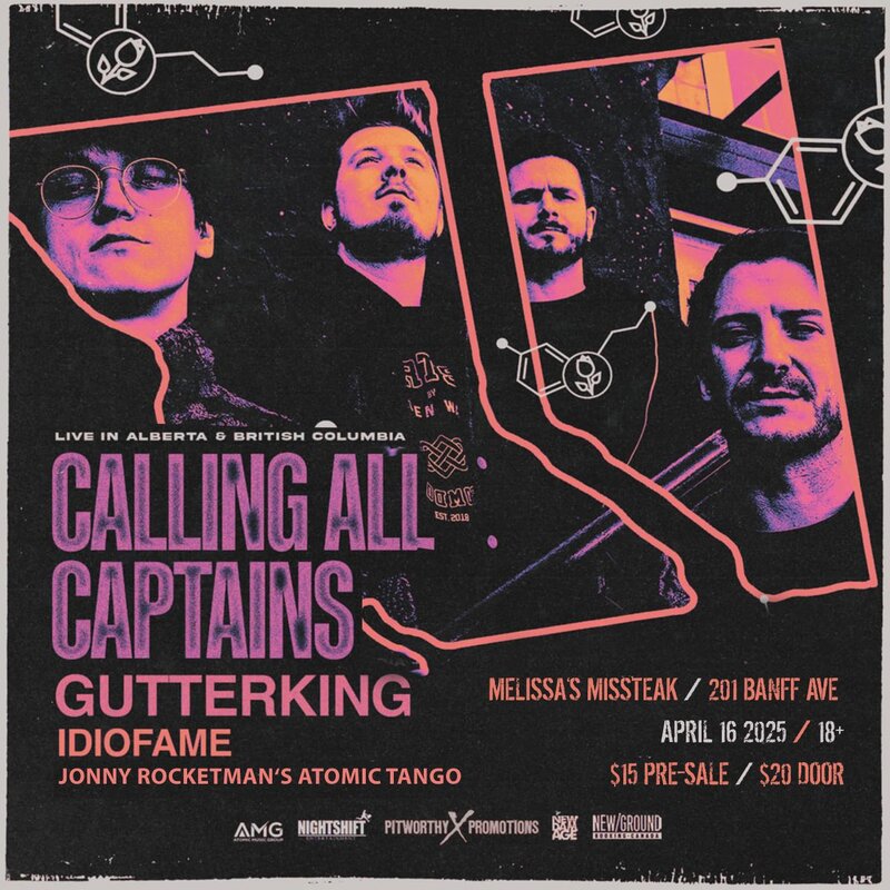 Melissa's Missteak Presents: Calling All Captains w/ Gutter King , Idiofame + JRATS - May 6th @ Melissa's Missteak