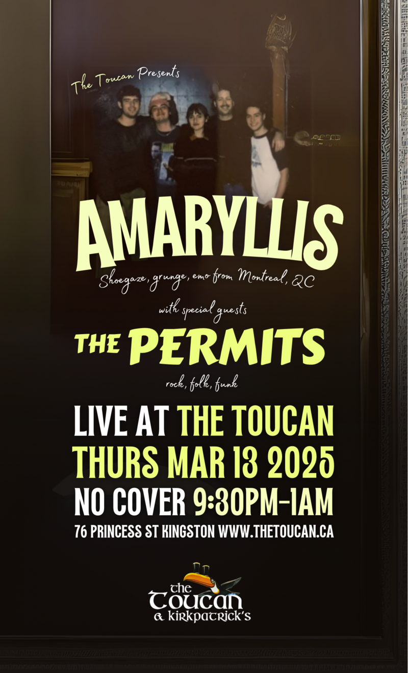 Amaryllis, The Permits @ The Toucan Mar 13 2025 - Jun 15th @ The Toucan
