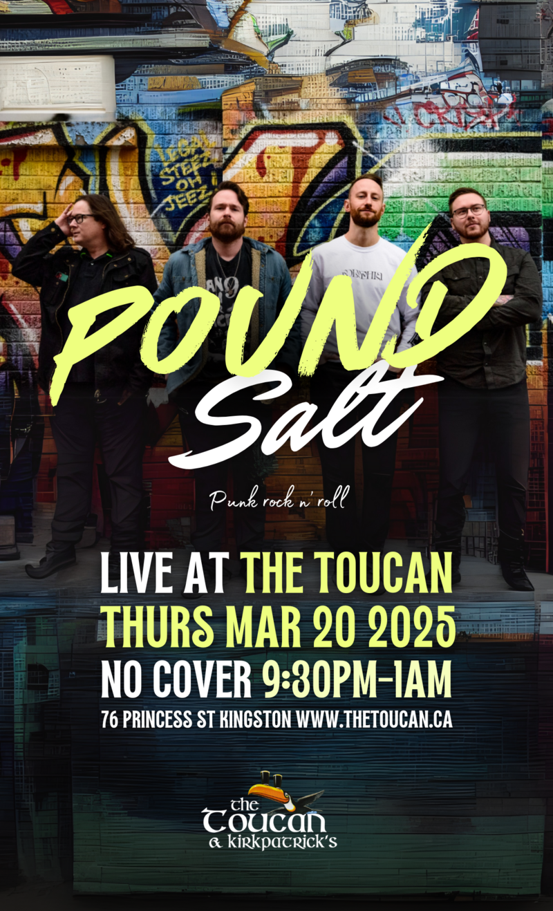 Pound Salt @ The Toucan Mar 20 2025 - May 9th @ The Toucan