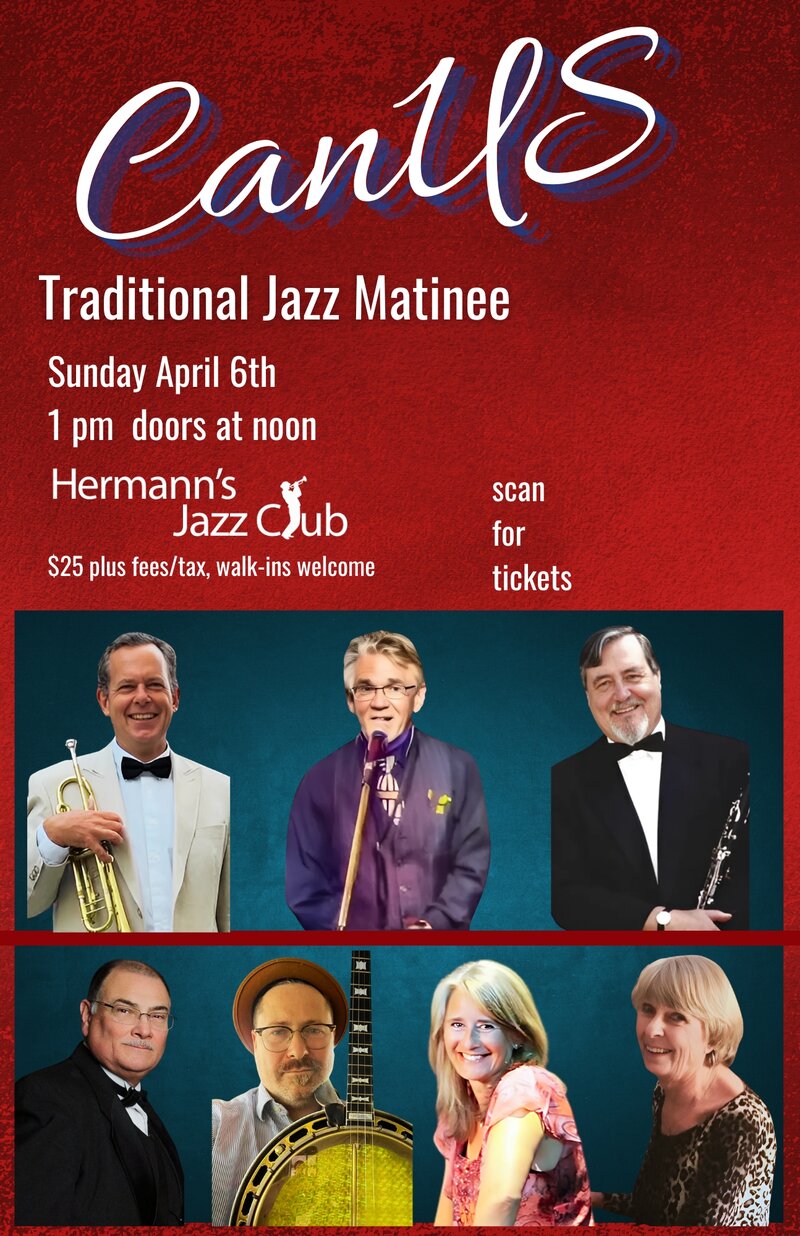 CanUS | Traditional Jazz Matinee - May 7th @ Hermann's Jazz Club