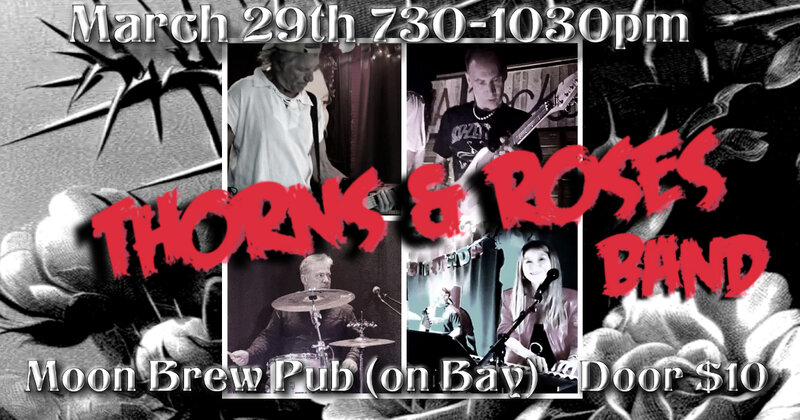 Thorns and Roses Band: Thorns and Roses Band @ Brass Monkey Taproom Mar 29 2025 - May 6th @ Brass Monkey Taproom