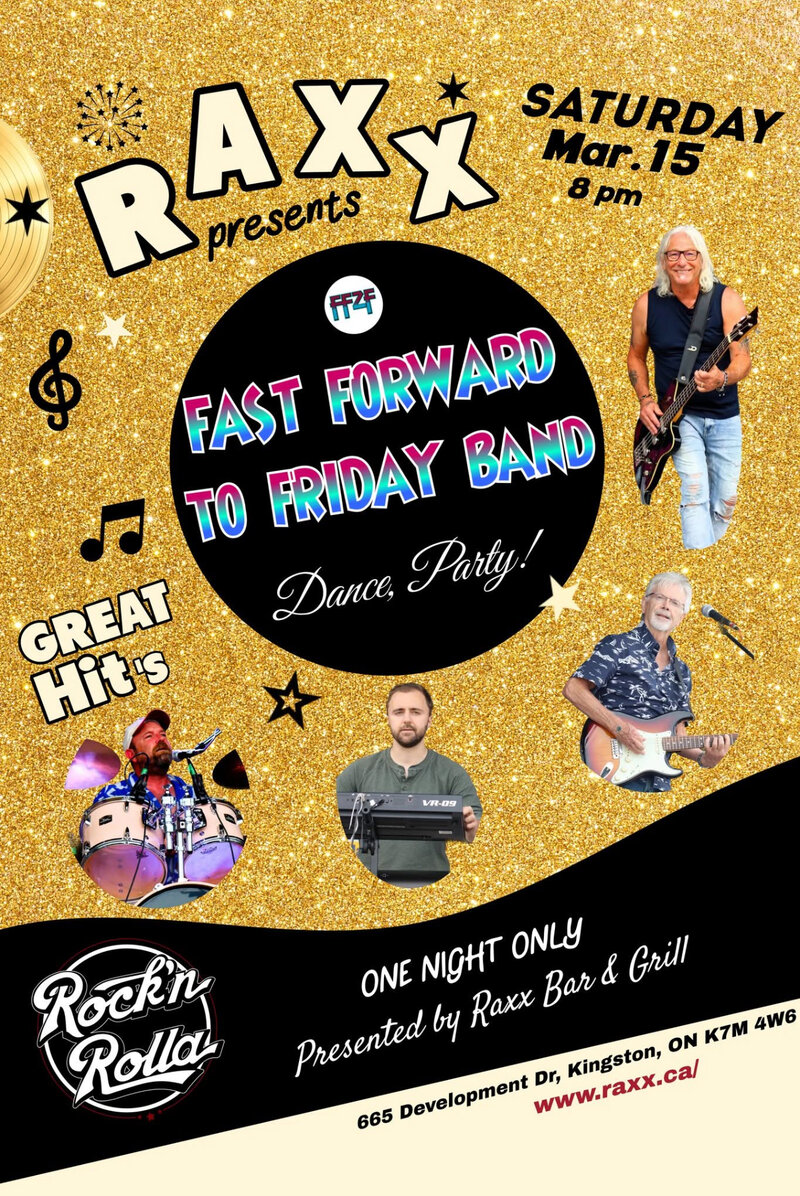 Fast Forward to Friday @ Raxx Bar & Grill - Mar 15, 2025
